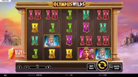 Olympus Wilds slot screenshot 1