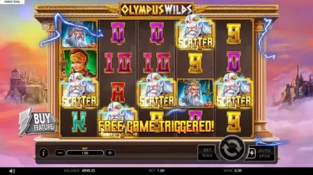 Olympus Wilds slot screenshot 2