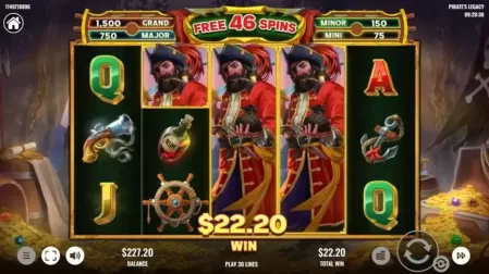 Pirate's Legacy slot screenshot 5