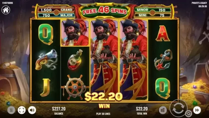 Pirate's Legacy slot screenshot 5