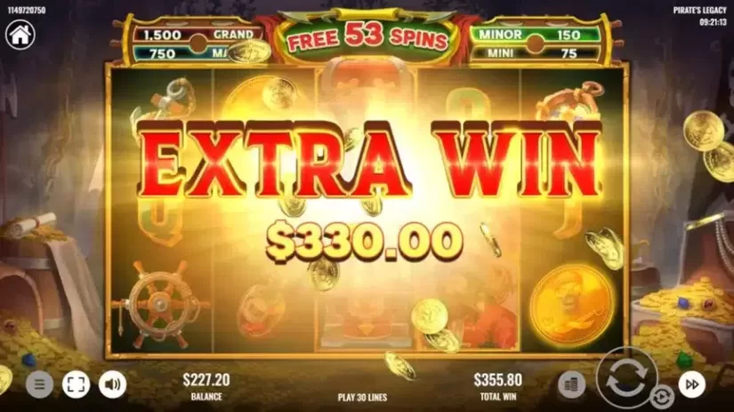 Pirate's Legacy slot screenshot 7