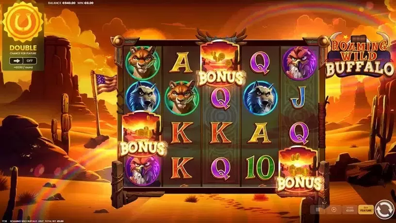 Roaming Wild Buffalo slot screenshot 2