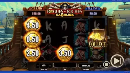 Rogues Riches Cashlink slot screenshot 4