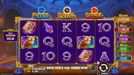 Spellmaster slot screenshot 1