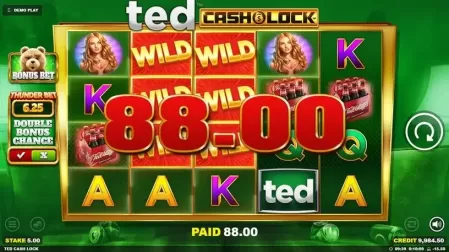 TED Cash Lock slot screenshot 2