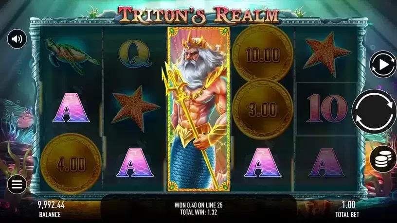 Triton's Realm slot screenshot 2
