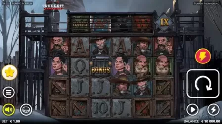 True Grit Redemption 2 slot screenshot 1
