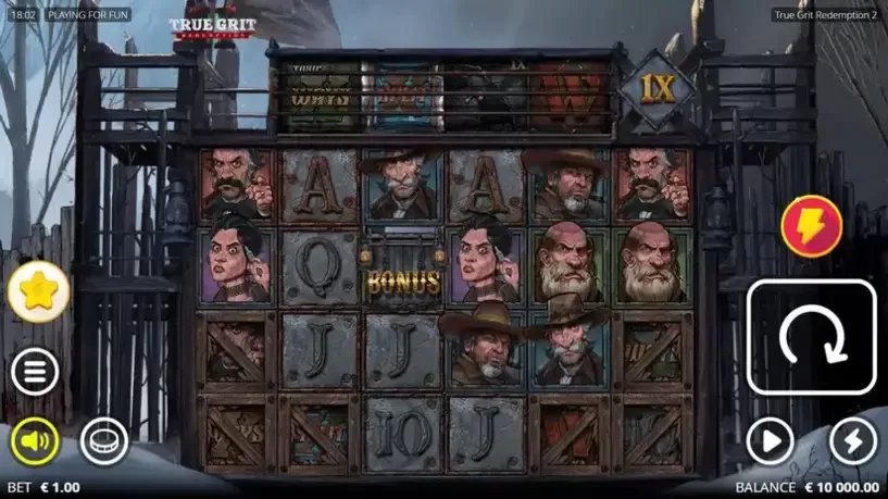True Grit Redemption 2 slot screenshot 