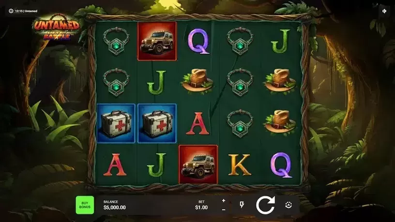 Untamed slot screenshot 1
