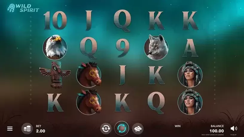 Wild Spirit slot screenshot 