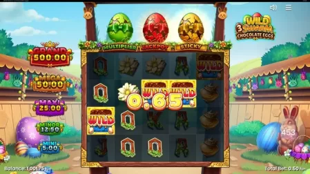 Wild Swarm 3 Chocolate Eggs slot screenshot 4
