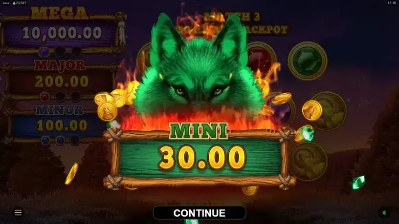Wolf Blaze Megaways slot screenshot 7