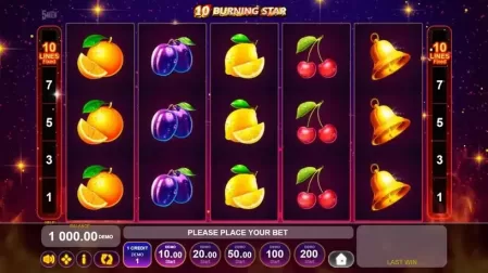 10 Burning Star slot screenshot 1
