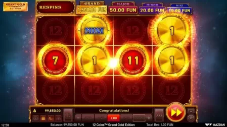 12 Coins™ Grand Gold Edition slot screenshot 4