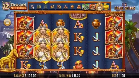 12 Trojan Mysteriesa slot screenshot 1