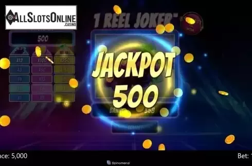 Jackpot screen
