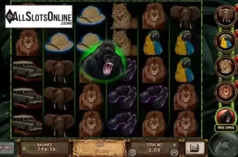 Free spins Win Screen