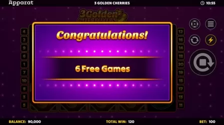 3 Golden Cherries slot screenshot 3