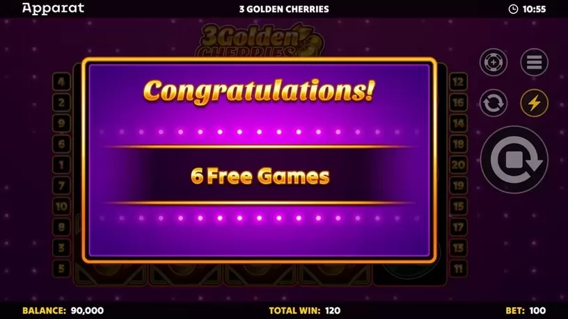 3 Golden Cherries slot screenshot 3