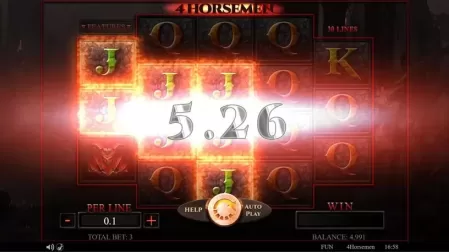 4 Horsemen slot screenshot 2