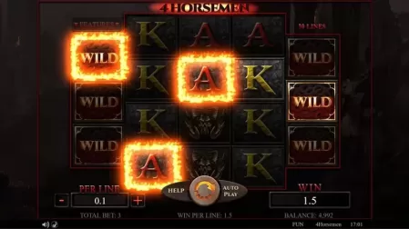 4 Horsemen slot screenshot 5