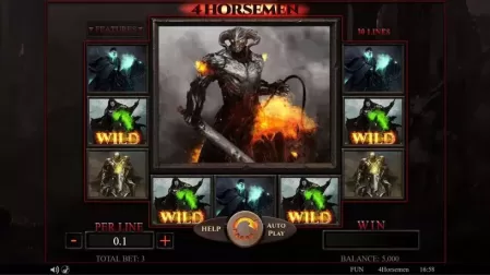4 Horsemen slot screenshot 1