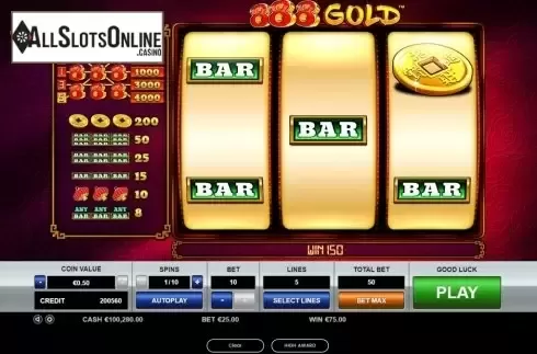 Win Screen 2. 888 Gold from Pragmatic Play