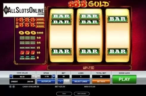 Win Screen 3. 888 Gold from Pragmatic Play
