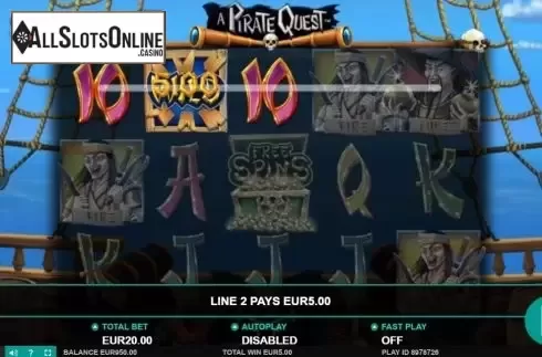 Win Screen 1. A Pirate Quest (Leander Games) from Leander Games