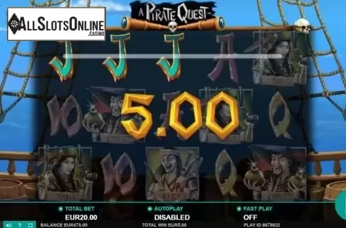 Win Screen 3. A Pirate Quest (Leander Games) from Leander Games