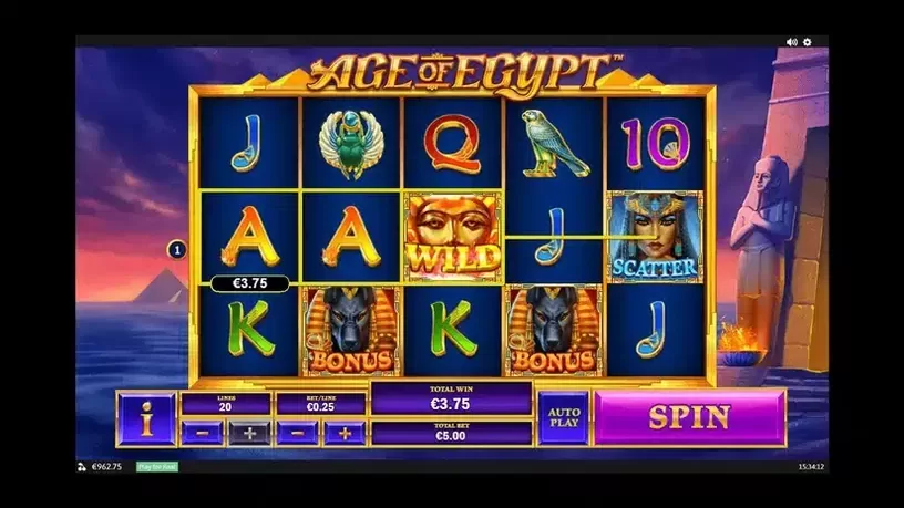 Age of Egypt slot screenshot 3