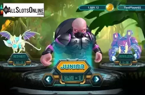 Difficulty level screen