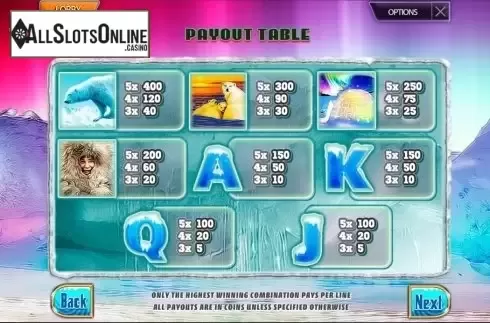 Screen3. Arctic Bear from MultiSlot