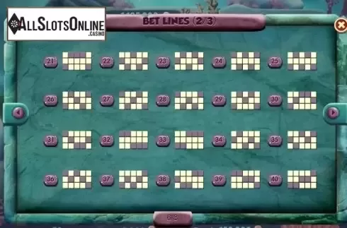 Paytable 5. Atlantis (Red Rake) from Red Rake