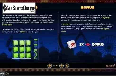 Features 2. Attraction Dice from GAMING1