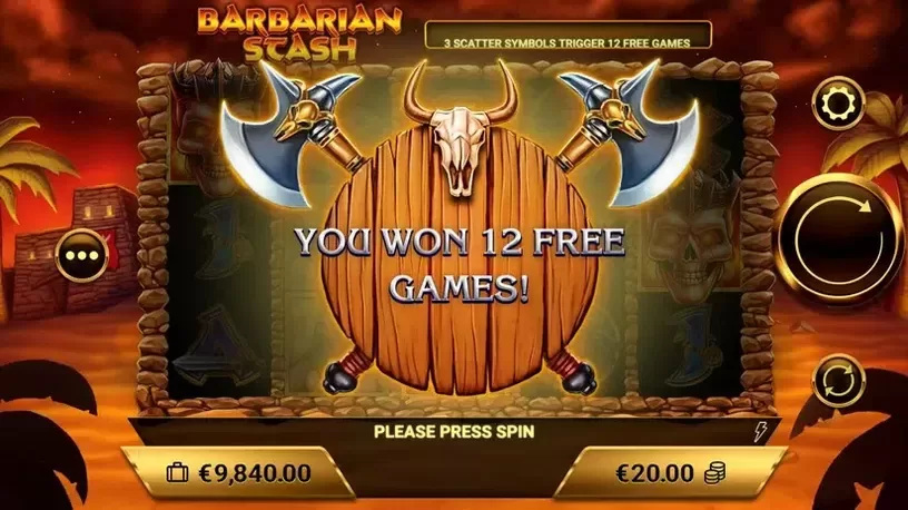 Barbarian Stash slot screenshot 3