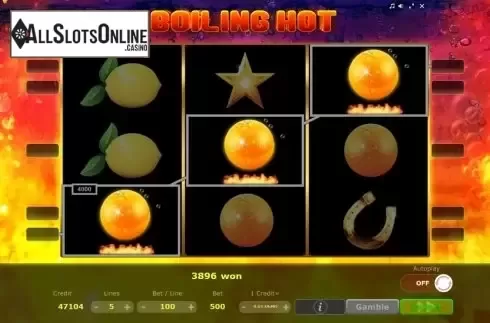 Win Screen . Boiling Hot from Five Men Games
