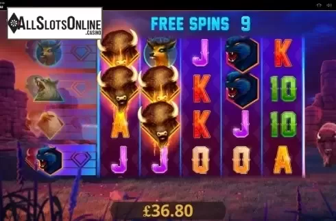 Win Screen 2. Buffalo Respin from Cayetano Gaming