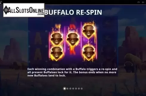 Features . Buffalo Respin from Cayetano Gaming