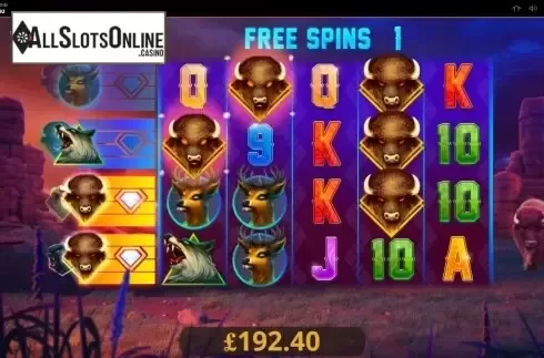 Win Screen 3. Buffalo Respin from Cayetano Gaming
