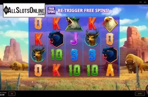 Reel Screen. Buffalo Respin from Cayetano Gaming