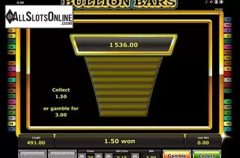 Double Up. Bullion Bars from Greentube