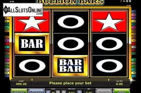 Reels. Bullion Bars from Greentube