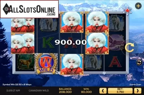 Win Screen 4. Canadian Wild from High 5 Games