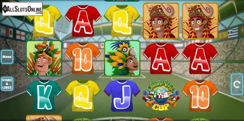 Screen 1. Carnival Cup from Nektan