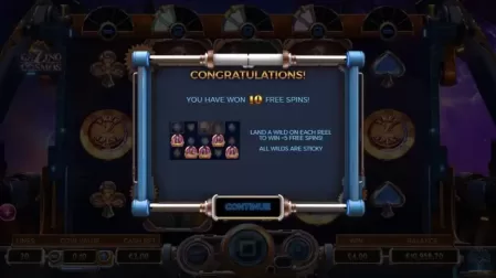 Cazino Cosmos slot screenshot 5
