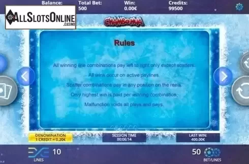 Game Rules. ChamboHua from DLV