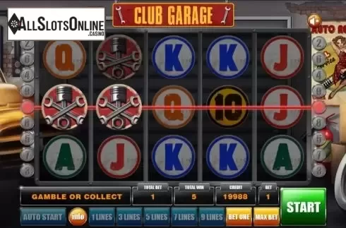 Win screen . Club Garage from Mancala Gaming