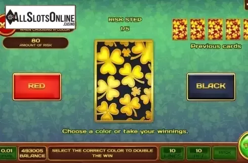 Risk game screen