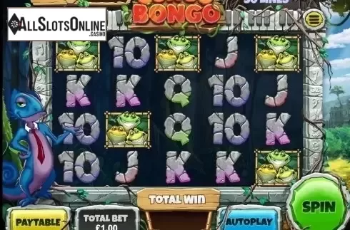 Reels screen. Congo Bongo (Gameiom) from Asylum Labs Inc.